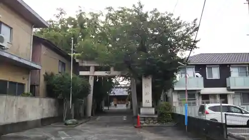 上清水八幡神社の鳥居