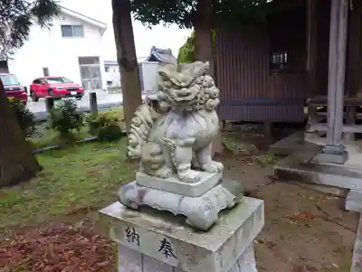 曽根神社の狛犬