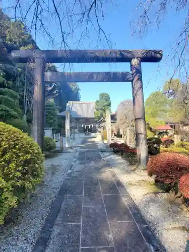 御嶽山神社の鳥居