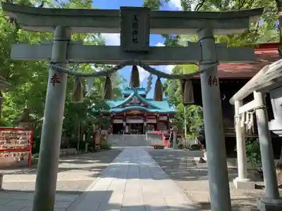 多摩川浅間神社の鳥居
