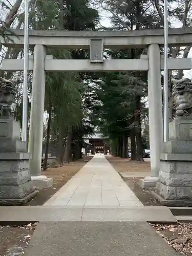 諏訪神社の鳥居