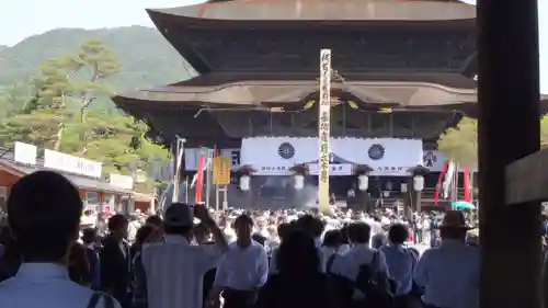 善光寺の本殿・本堂