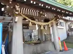 横山八幡宮の手水