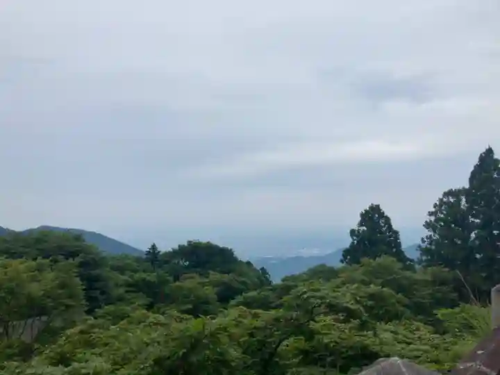 大山阿夫利神社の景色