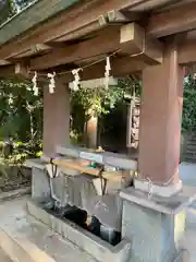 北澤八幡神社の手水