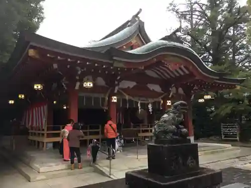 越ヶ谷久伊豆神社の本殿