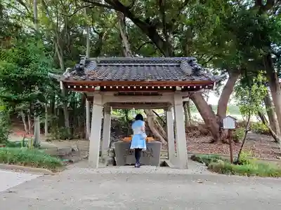 山之神社（北尾山之神社）の手水舎