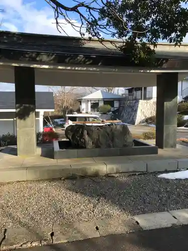 鳥取縣護國神社の手水舎