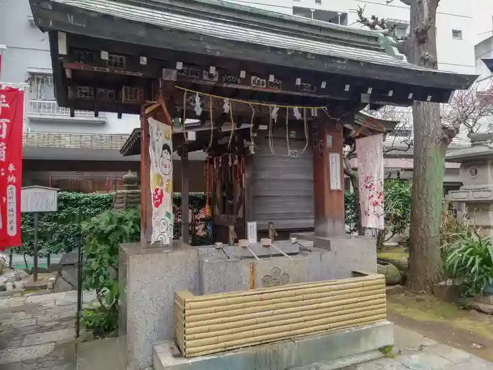 平河天満宮の手水舎