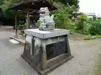 沼鉾神社の狛犬