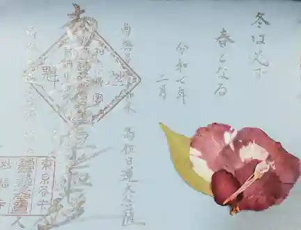 谷中 妙福寺の御朱印