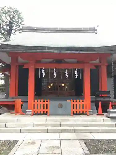 麻布氷川神社の本殿・本堂