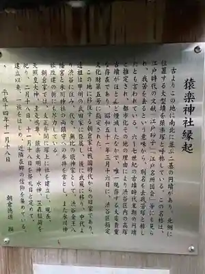 猿楽神社の歴史