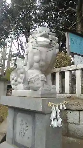 矢切神社の狛犬