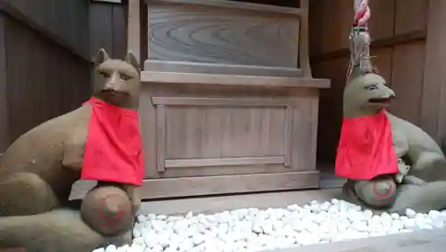 熊谷稲荷神社の狛犬