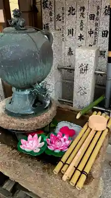 露天神社（お初天神）の手水舎