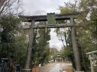 篠崎浅間神社の鳥居