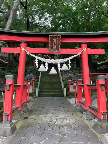 山名八幡宮の鳥居