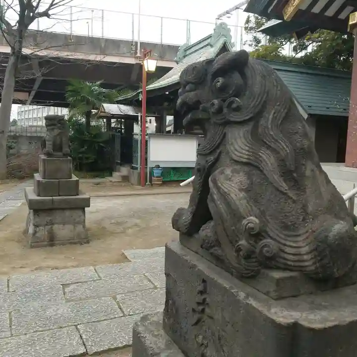 上小松天祖神社の狛犬