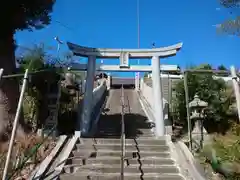 藤ノ木白山神社の鳥居