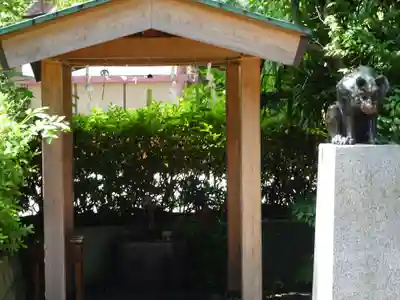稲毛神社の手水舎