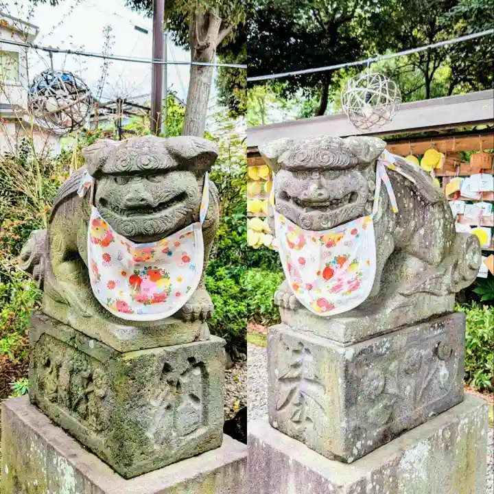 菊田神社の狛犬