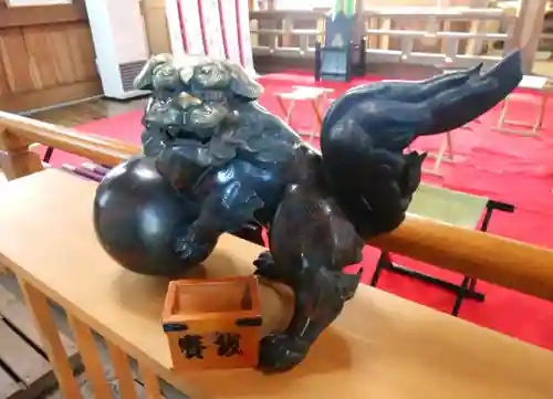 釧路一之宮 厳島神社の狛犬