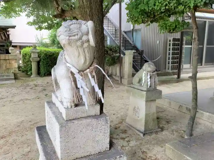 桑原神社の狛犬