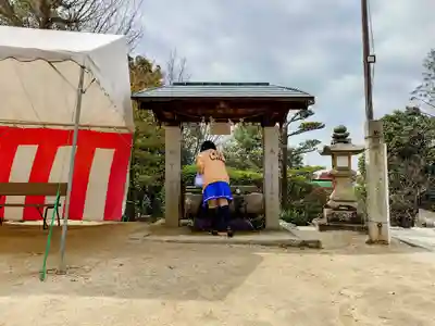 伊佐爾波神社の手水舎