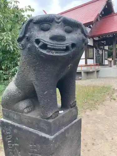 江部乙神社の狛犬