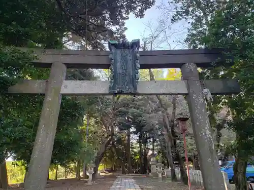 雀神社の鳥居