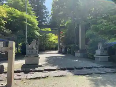 川上山若宮八幡宮の鳥居