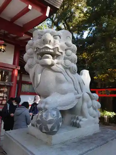 來宮神社の狛犬