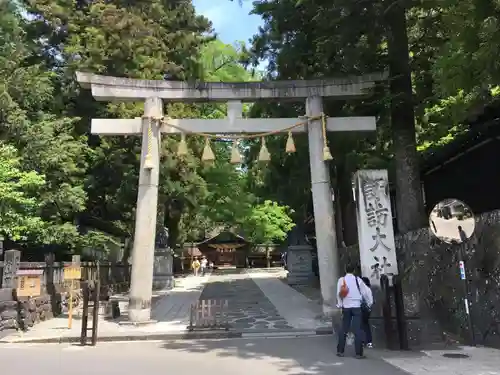 諏訪大社下社春宮の鳥居