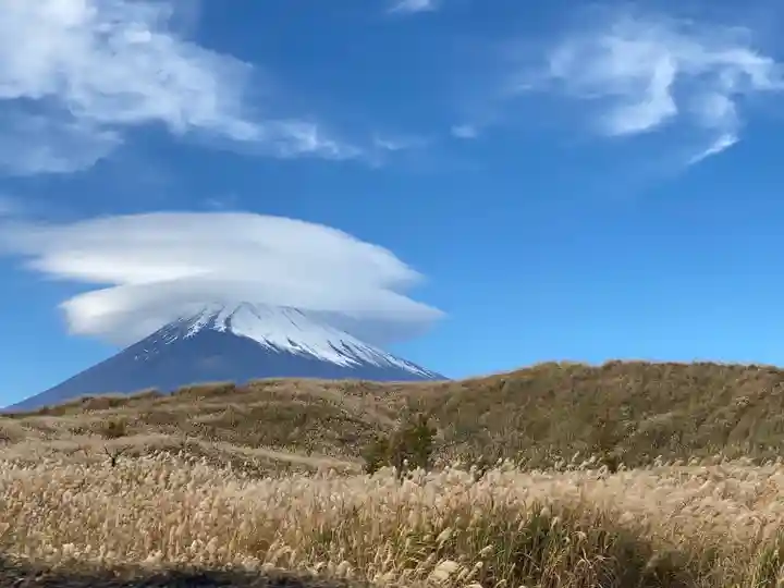 須山浅間神社の景色