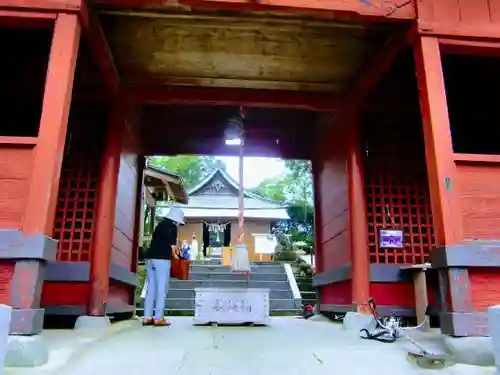 久留里神社の山門・神門