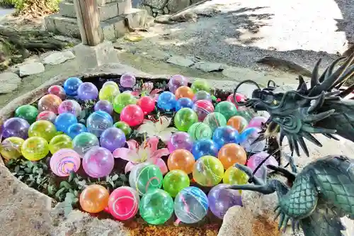 立志神社の手水舎