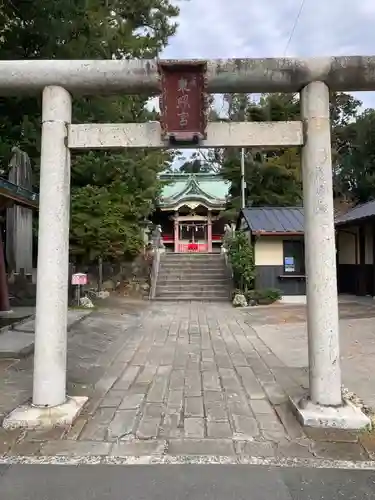 元城町東照宮の鳥居