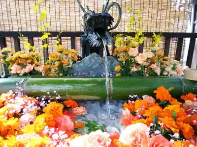 豊平神社の手水舎