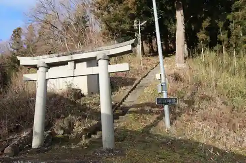 只白神社の鳥居