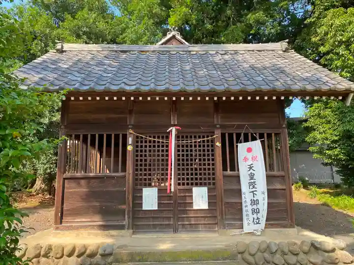 国渭地祇神社の本殿・本堂