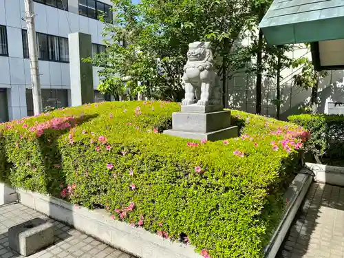 城岡神社の狛犬