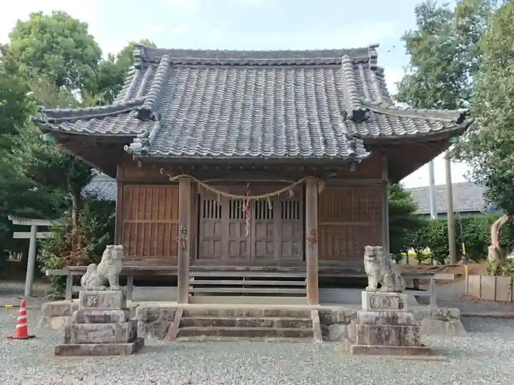 八幡社の本殿・本堂