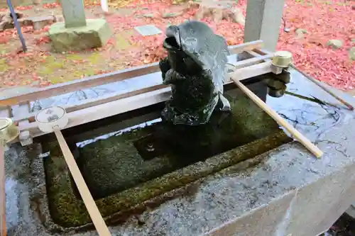 神炊館神社 ⁂奥州須賀川総鎮守⁂の手水舎