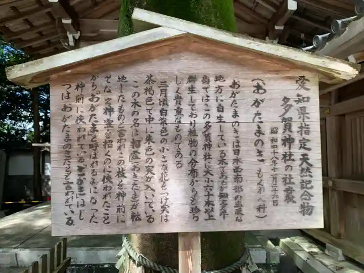 多賀神社(尾張多賀神社)の歴史