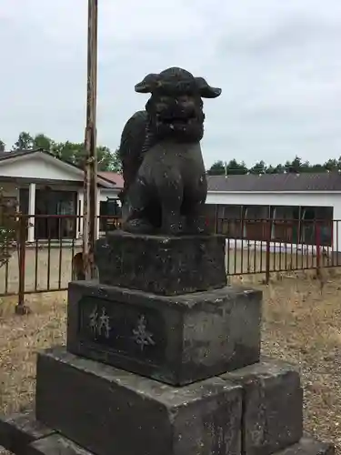 追分八幡神社の狛犬