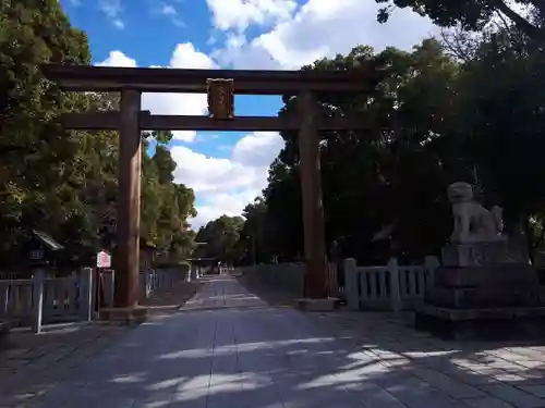 和泉國一之宮　大鳥大社の鳥居