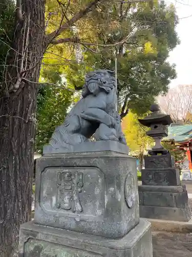 中野氷川神社の狛犬