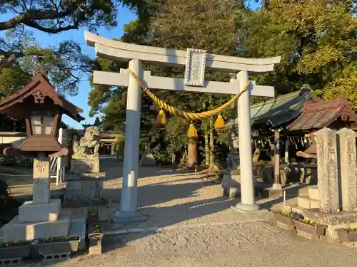 都波岐奈加等神社の鳥居