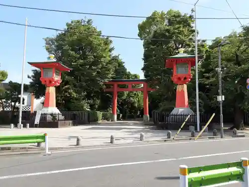 井草八幡宮の鳥居